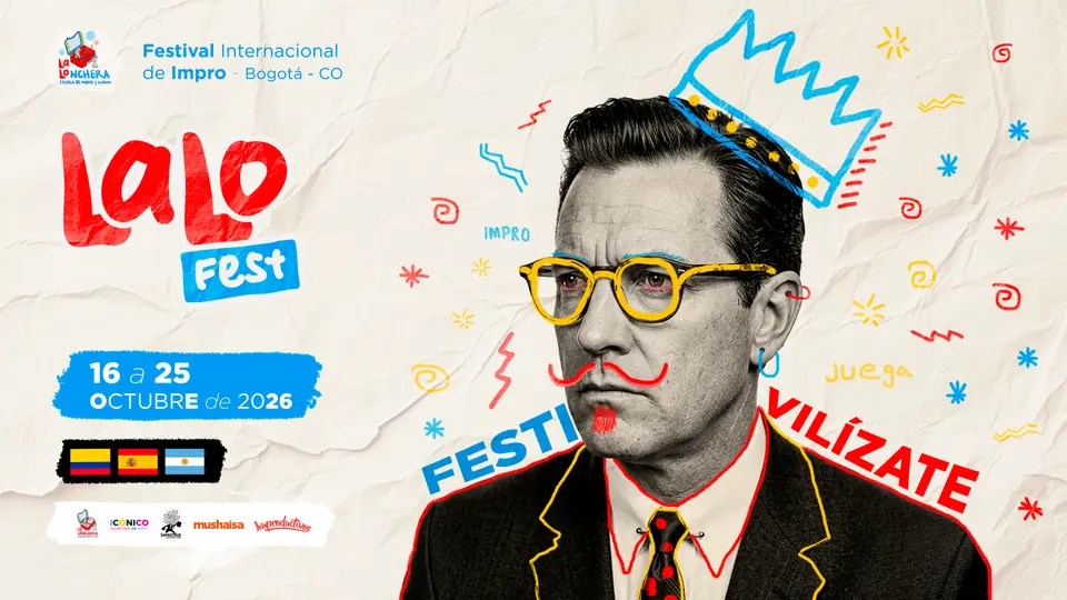 Cartel de Lalo Fest, del 16 al 25 de octubre de 2026 en Bogotá